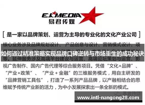 如何通过精准策略实现品牌口碑逆转与市场重生的成功秘诀